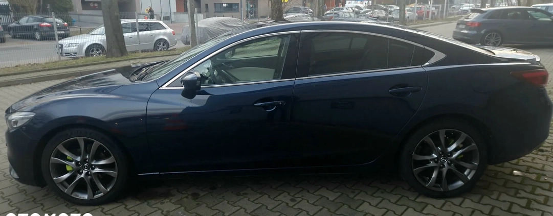 Mazda 6 cena 62900 przebieg: 210000, rok produkcji 2016 z Warszawa małe 121